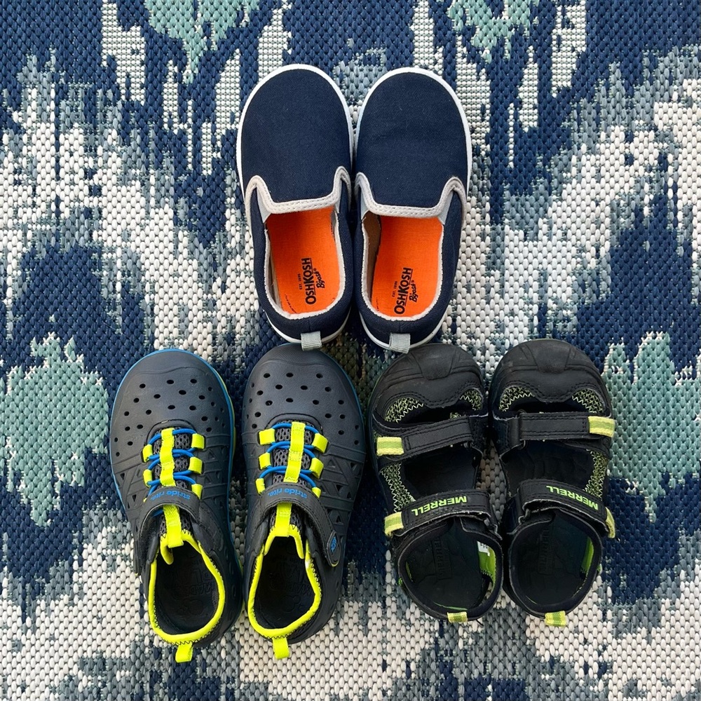Toddler Boys Size 10 Summer Shoe Bundle! 3 pairs in good used condition. ☀️
